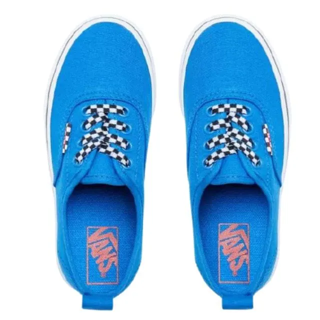 Vans Authentic Elastic Kids Lifestyle Shoes Victoria Blue
