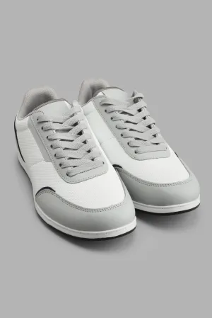 White And Grey Skater Sneaker