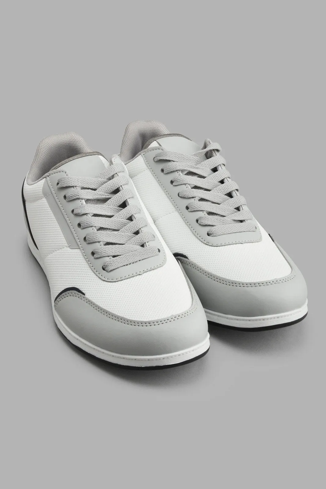 White And Grey Skater Sneaker