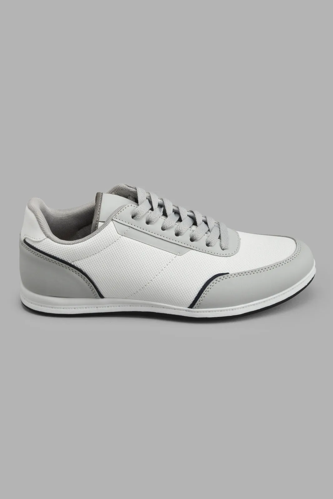 White And Grey Skater Sneaker