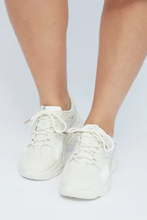 White Chunky Sneakers