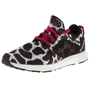 WOMEN'S Ariat 10044488 Fuse Trainer Cow Print