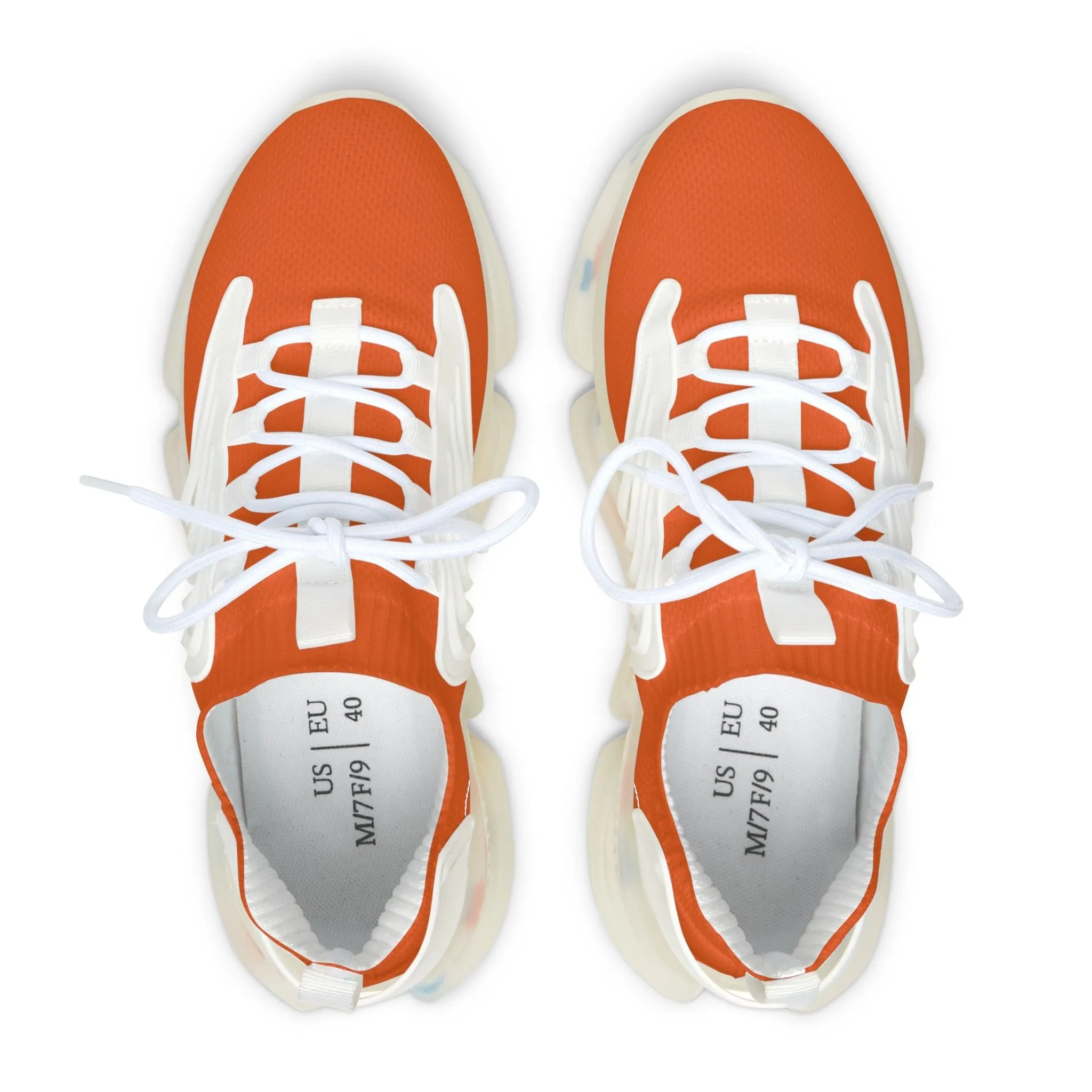 Women's Mesh Sneakers - Orange