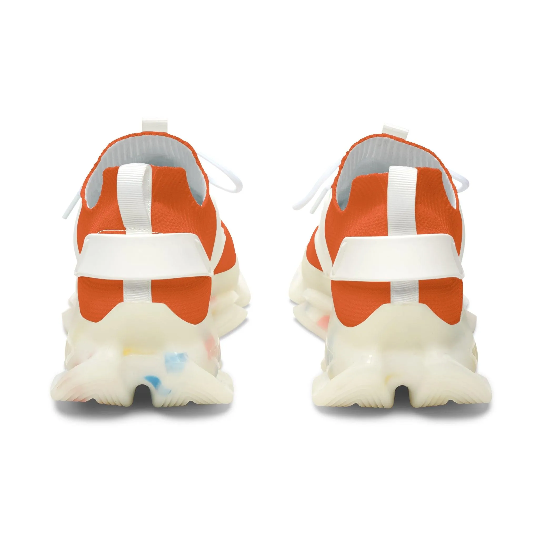 Women's Mesh Sneakers - Orange