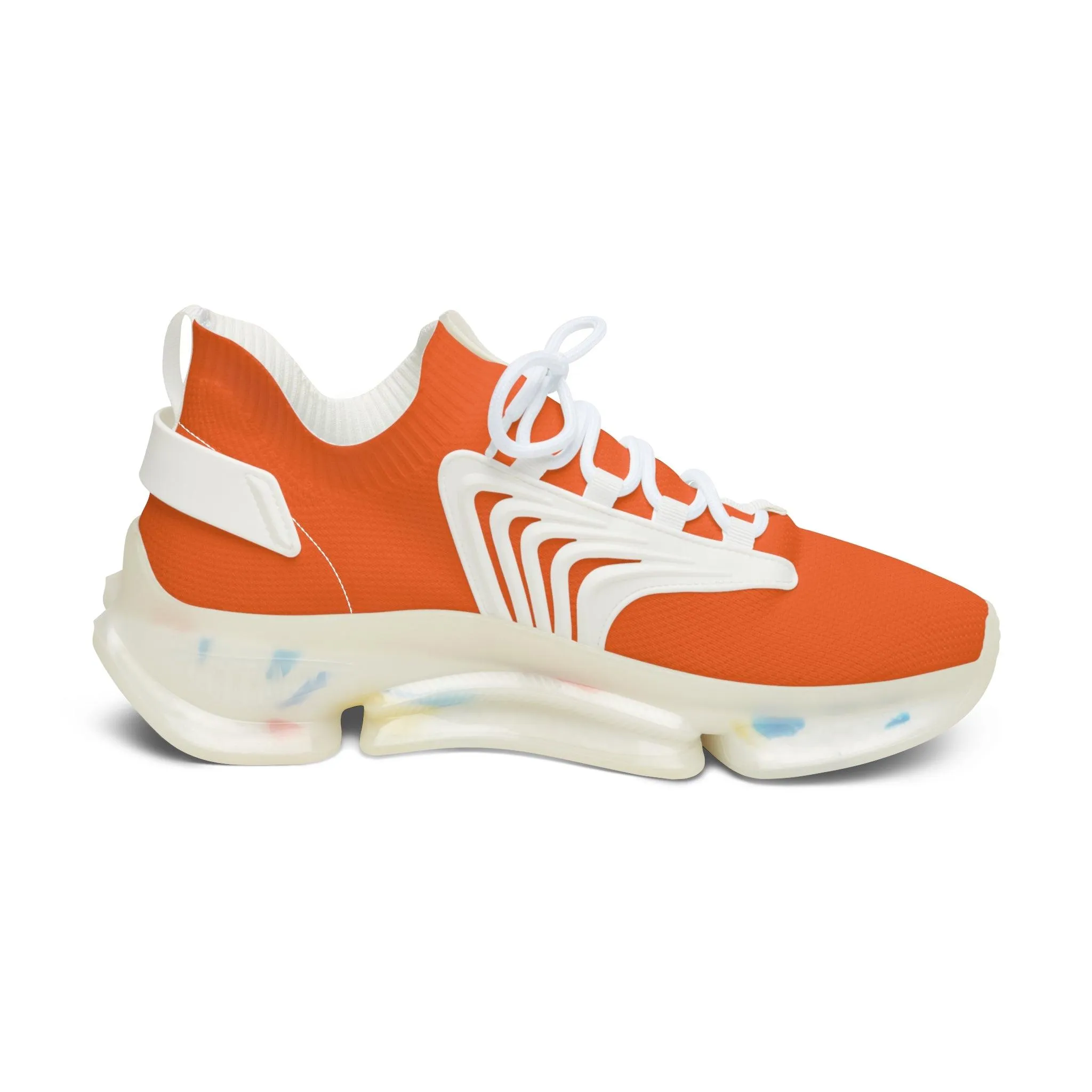 Women's Mesh Sneakers - Orange